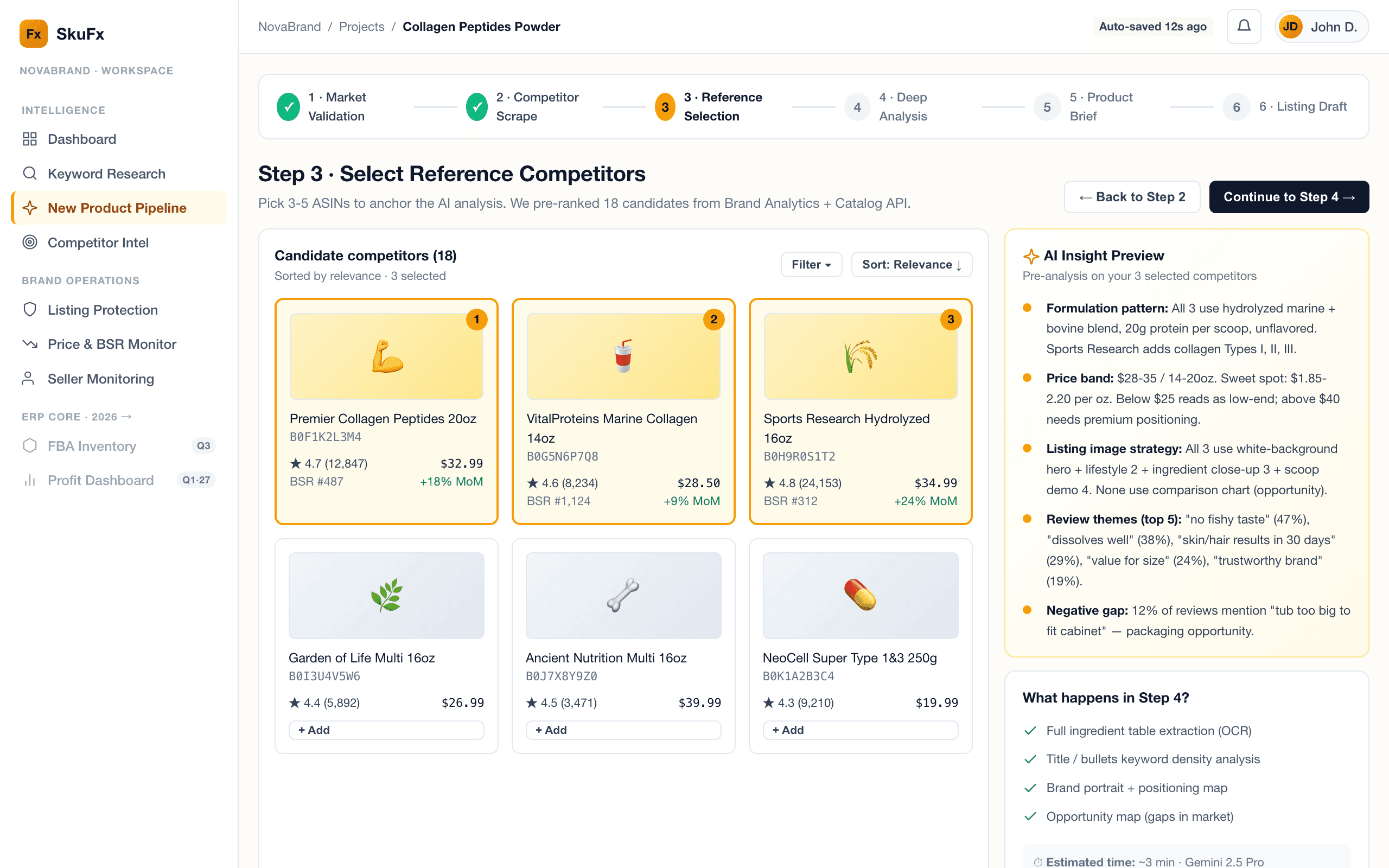 New Product Development Pipeline